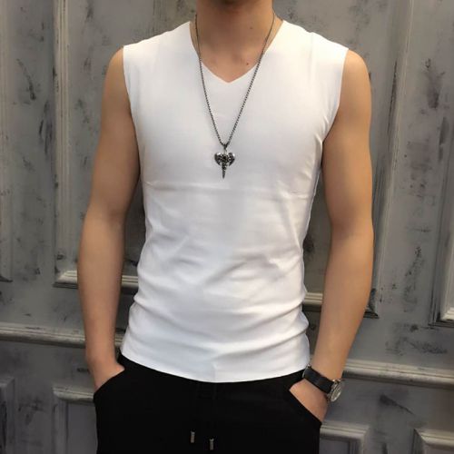 Débardeur homme maillot de corps en coton pour été - Ref 1597884