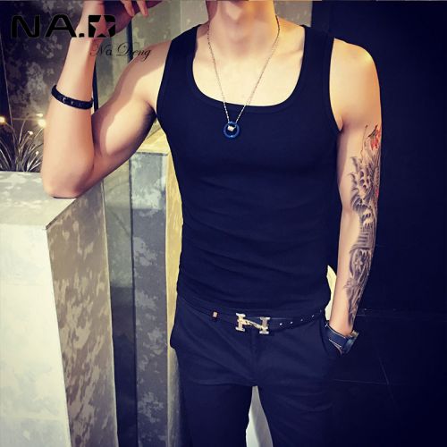 Débardeur homme maillot de corps coton, des fibres polyester à pour été - Ref 1597948