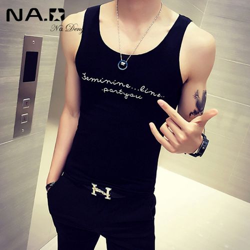 Débardeur homme maillot de corps Coton, fibre élastique polyuréthane spandex pour été - Ref 1597949