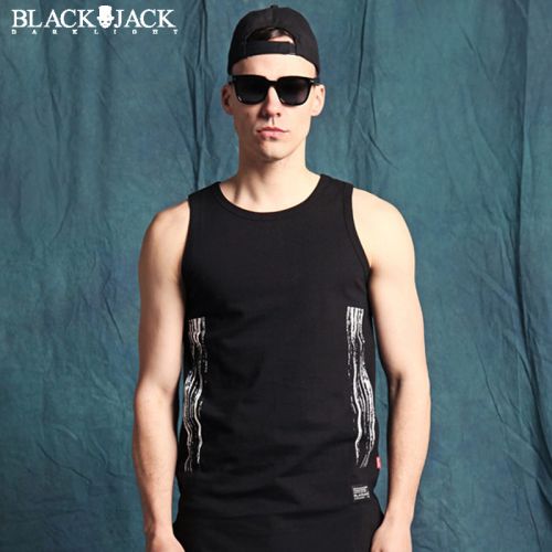 Débardeur homme maillot de corps BACKJACK en coton pour été - Ref 1598003