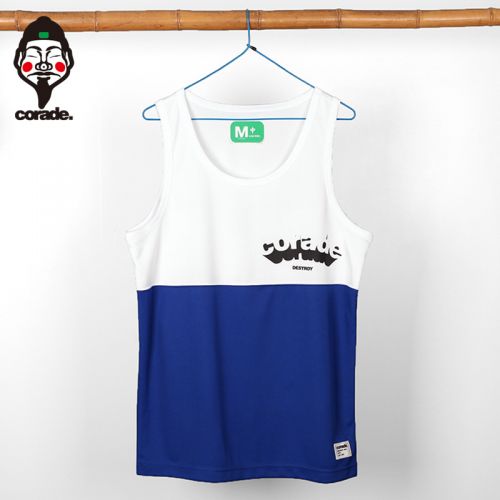 Débardeur homme maillot de corps CORADE en polyester pour été - Ref 1598004