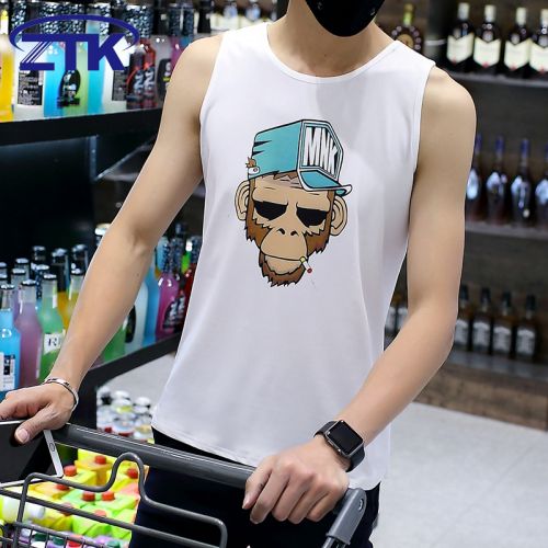 Débardeur homme maillot de corps en polyester pour été - Ref 1598035