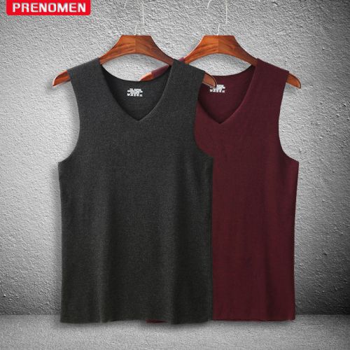 Débardeur homme Woolen gilet PRENOMEN en coton pour hiver - Ref 1598064