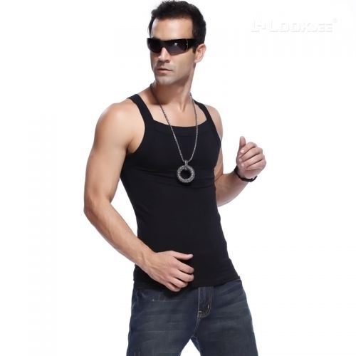 Débardeur homme maillot de corps LOOK SEE en coton pour été - Ref 1598074