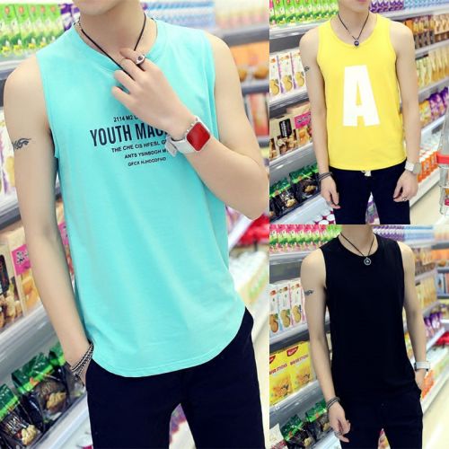 Débardeur homme maillot de corps en coton pour été - Ref 1598108