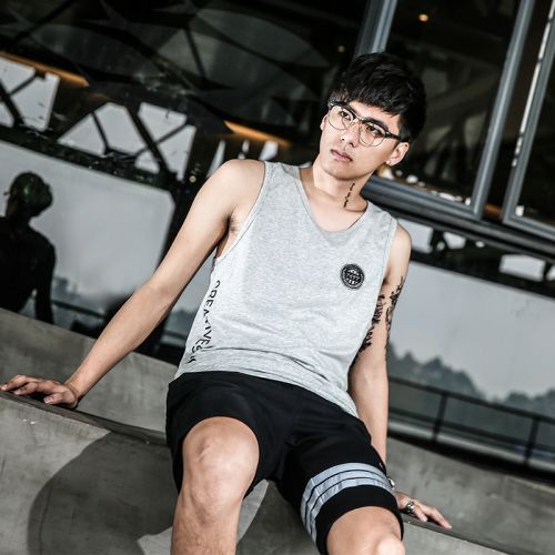 Débardeur homme maillot de corps en coton pour été - Ref 1598118