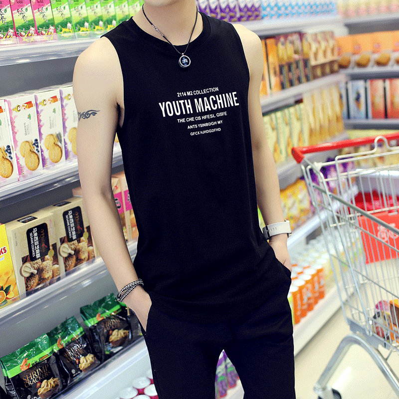 Débardeur homme maillot de corps en coton pour été - Ref 1598148