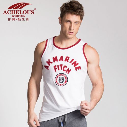 Débardeur homme maillot de corps ACHELOUSTRITON en coton pour été - Ref 1598177