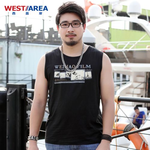 Débardeur homme maillot de corps WESTIAREA en coton pour été - Ref 1598190