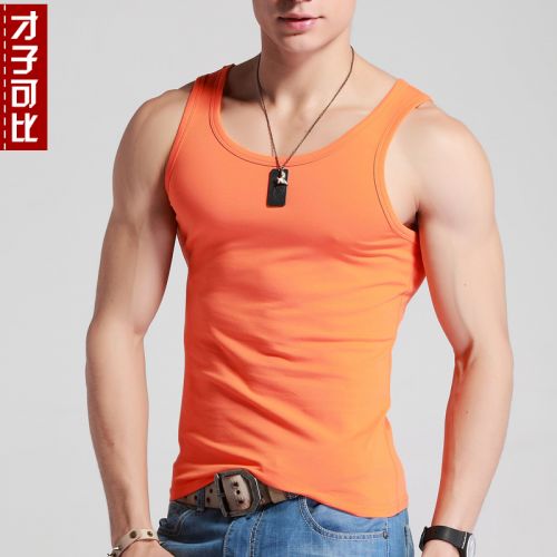 Débardeur homme maillot de corps en coton pour été - Ref 1598234