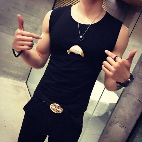 Débardeur homme maillot de corps en coton pour été - Ref 1598252