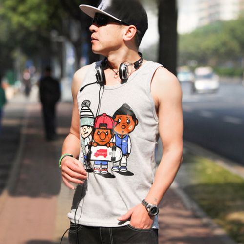 Débardeur homme maillot de corps ZOOP BOY en coton pour été - Ref 1598309