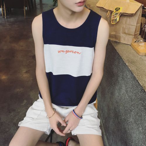 Débardeur homme maillot de corps en coton pour été - Ref 1598436