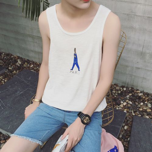 Débardeur homme maillot de corps en coton pour été - Ref 1598442