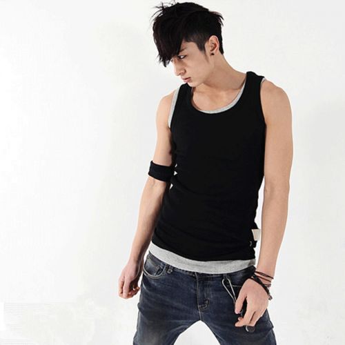 Débardeur homme maillot de corps en coton pour été - Ref 1598474