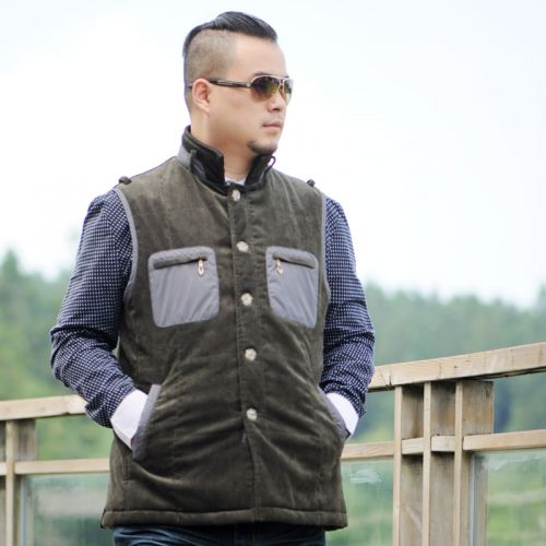 Débardeur homme Cotton vest en coton pour hiver - Ref 1598528