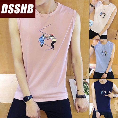 Débardeur homme maillot de corps DSSHB en coton pour été - Ref 1598537