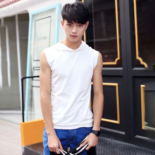 Débardeur homme maillot de corps LEONBINNO en coton ammoniac pour été - Ref 1598544