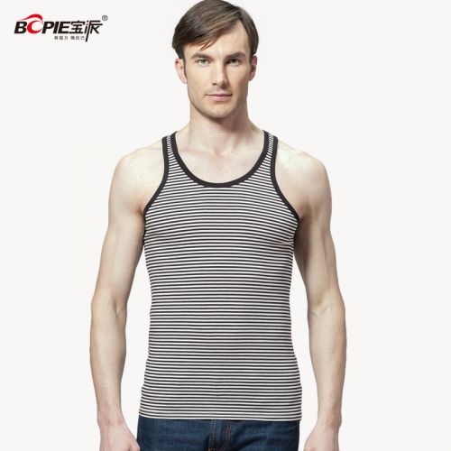 Débardeur homme maillot de corps BOPIE en coton ammoniac pour été - Ref 1598557