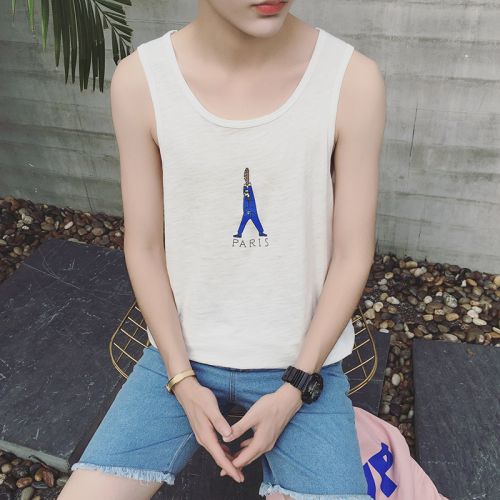 Débardeur homme maillot de corps en coton pour été - Ref 1598566