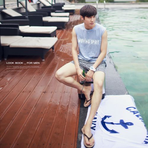 Débardeur homme maillot de corps coton, polyéthylène téréphtalate PET pour été - Ref 1598599