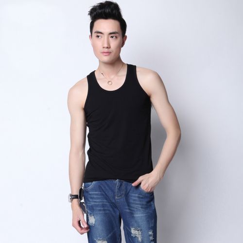 Débardeur homme maillot de corps Coton fibre élastique polyuréthane spandex - Ref 1598610