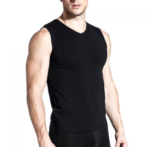 Débardeur homme maillot de corps Coton fibre élastique polyuréthane spandex - Ref 1598611