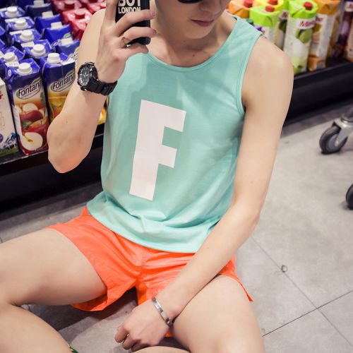 Débardeur homme maillot de corps en coton pour été - Ref 1598625