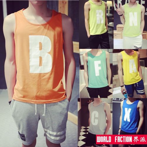 Débardeur homme maillot de corps en coton pour été - Ref 1598684