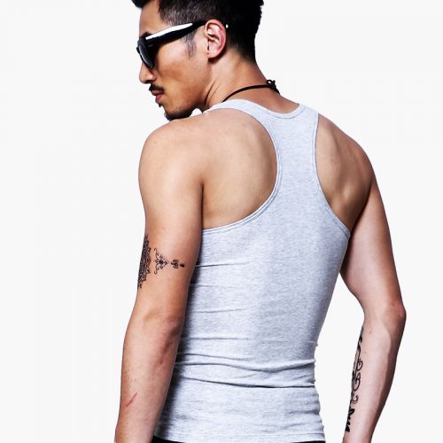 Débardeur homme maillot de corps en coton pour été - Ref 1598688