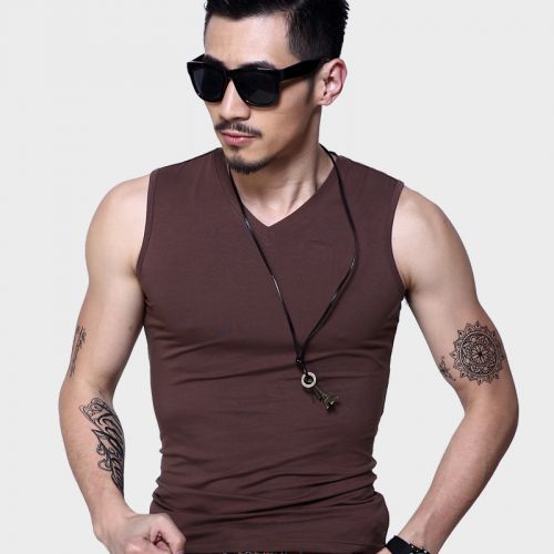 Débardeur homme maillot de corps en coton pour été - Ref 1598691