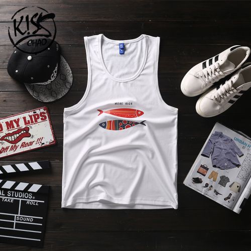 Débardeur homme maillot de corps en coton pour été - Ref 1598712