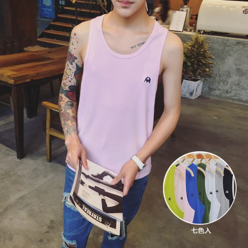 Débardeur homme maillot de corps en coton pour été - Ref 1598738