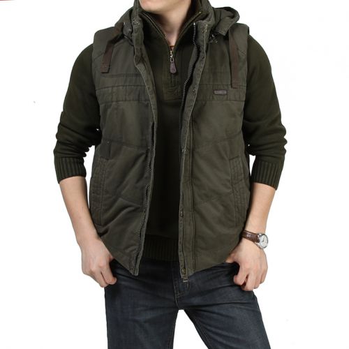Débardeur homme Cotton vest AFS JEEP en coton pour hiver - Ref 1598762