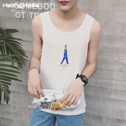 Débardeur homme maillot de corps HETINGHOME coton, polyéthylène téréphtalate PET pour été - Ref 1598787