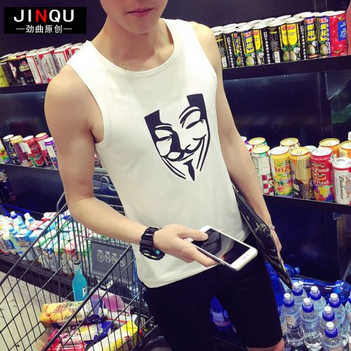 Débardeur homme maillot de corps Coton fibre élastique polyuréthane spandex pour été - Ref 1598825