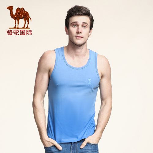 Débardeur homme maillot de corps CAMEL en coton pour été - Ref 1598883