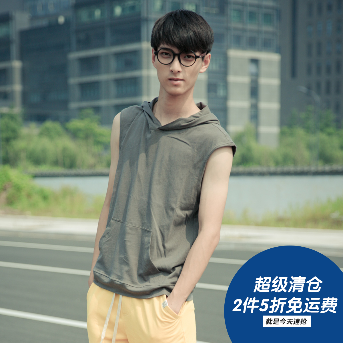 Débardeur homme maillot de corps COKEIN en coton pour été - Ref 1598902