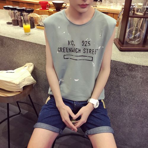 Débardeur homme maillot de corps en coton pour été - Ref 1598939