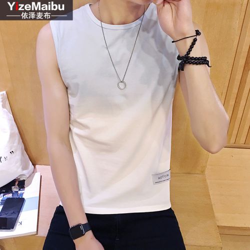 Débardeur homme maillot de corps en coton pour été - Ref 1598942