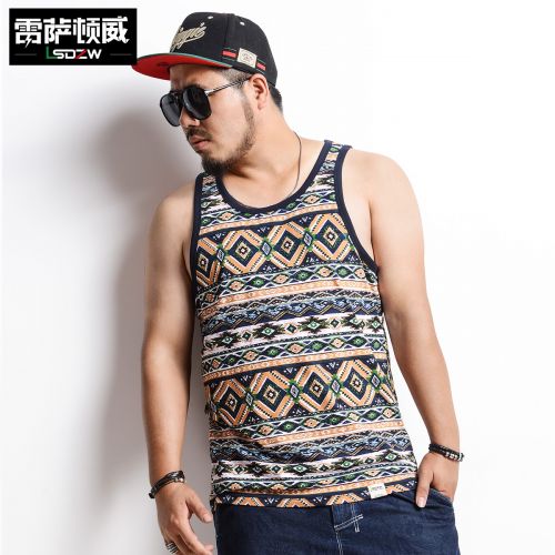 Débardeur homme maillot de corps LSDZW Coton, fibres viscose polyuréthane élastique fibre spandex pour été - Ref 1598987