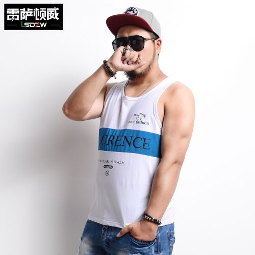 Débardeur homme maillot de corps LSDZW Coton, fibre élastique polyuréthane spandex pour été - Ref 1598997