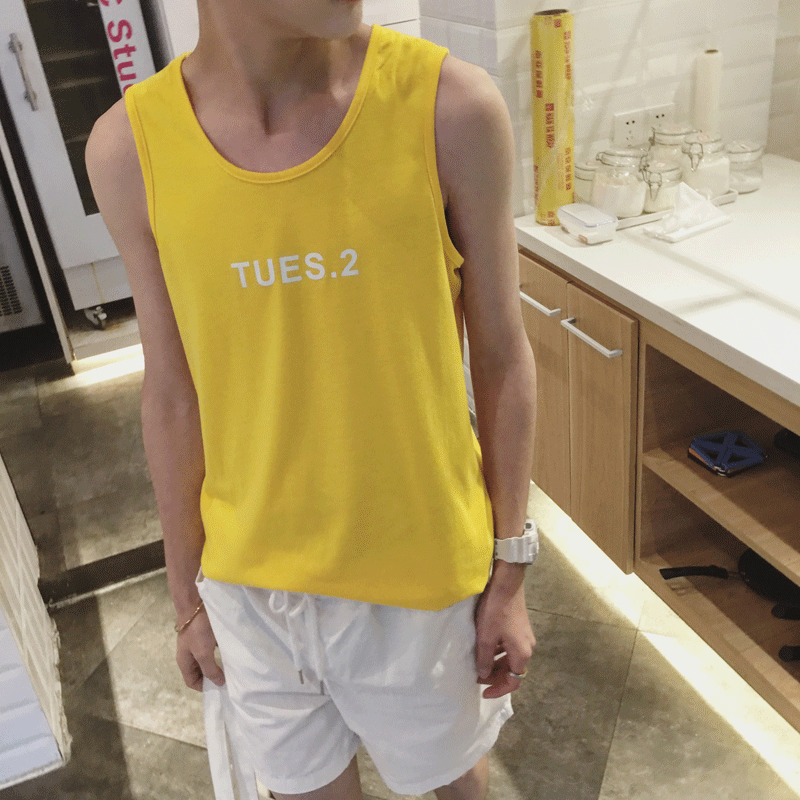 Débardeur homme maillot de corps en coton pour été - Ref 1599146