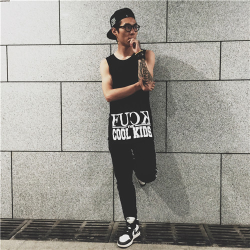 Débardeur homme maillot de corps FKSH en coton pour été - Ref 1599166