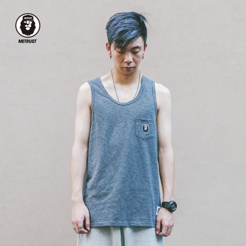 Débardeur homme maillot de corps en coton pour été - Ref 1599191