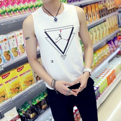 Débardeur homme maillot de corps en coton pour été - Ref 1599241