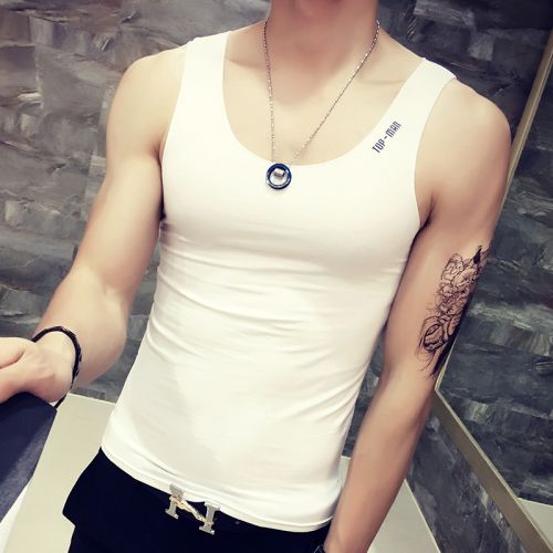 Débardeur homme maillot de corps Coton Polyester pour été - Ref 1599250