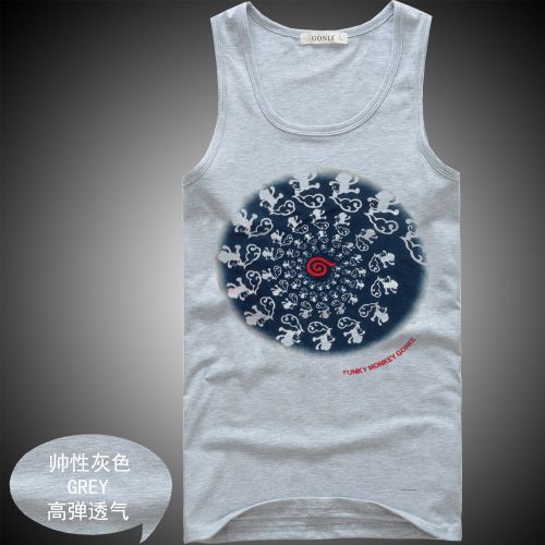 Débardeur homme maillot de corps GONIS en coton ammoniac pour été - Ref 1599274