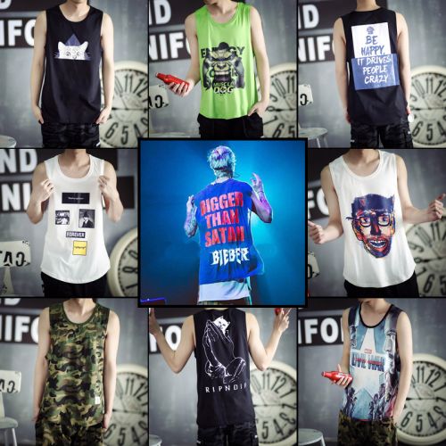 Débardeur homme maillot de corps en polyester pour été - Ref 1599309