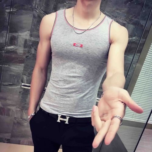 Débardeur homme maillot de corps en rayonne pour été - Ref 1599348